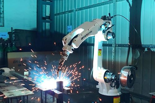 De delen die van de staalstructuur door Fulzh-Robotwapen 2次观看2022年7月26日 . lassen